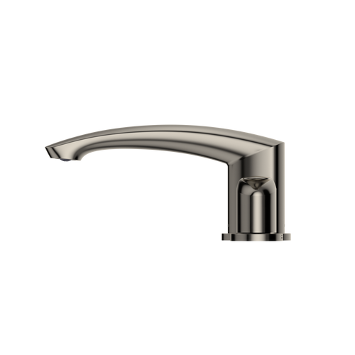 Toto GM Two-Handle Deck-Mount Roman Tub Filler Trim, Polished Nickel - TBG09201U#PN