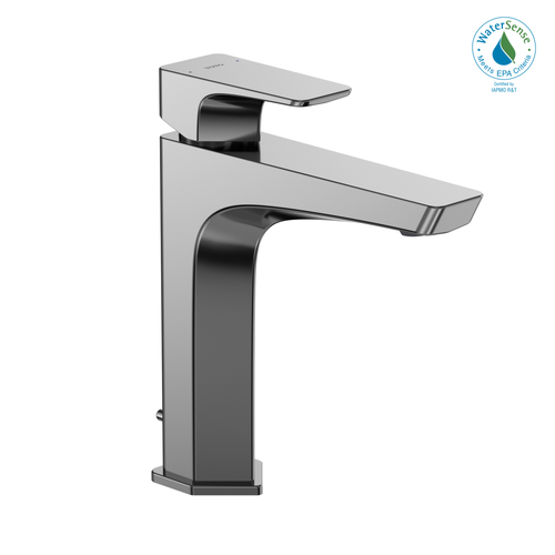 TOTO GE 1.2 GPM Single Handle Semi-Vessel Bathroom Sink Faucet with COMFORT GLIDE Technology, Polished Chrome - TLG07303U#CP