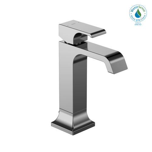 TOTO GC 1.2 GPM Single Handle Semi-Vessel Bathroom Sink Faucet with COMFORT GLIDE Technology, Polished Chrome - TLG08303U#CP