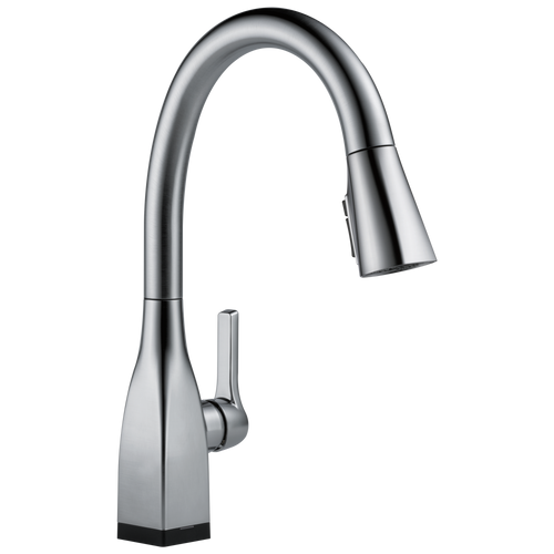 Delta Mateo: Single Handle Pull-Down Kitchen Faucet with Touch2O and ShieldSpray Technologies Arctic Stainless