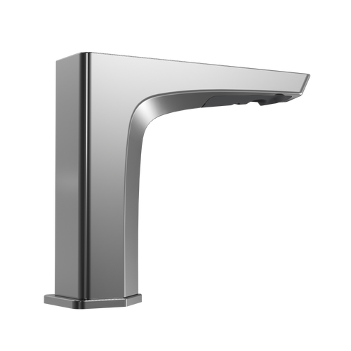 Toto GE ECOPOWER or AC Powered 20 Second Continuous Flow Touchless Bathroom Faucet 0.5 GPM in Polished Chrome