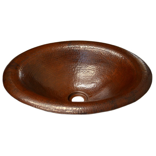 Native Trails CPS363 MAESTRO Round Vessel Hammered Copper Bathroom Sink Native Trails CPS363 MAESTRO Round Vessel Hammered Copper Bathroom Sink