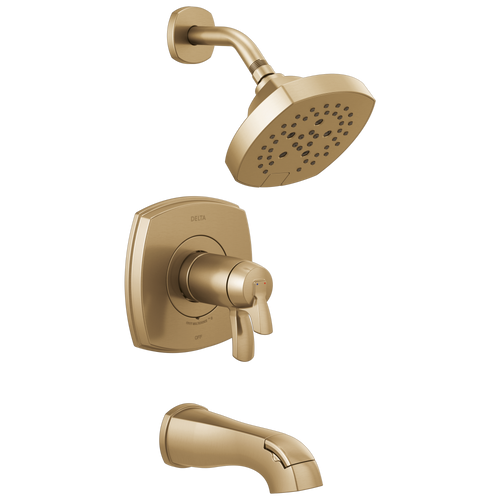 Delta Stryke: 17 Thermostatic Tub and Shower Only Champagne Bronze