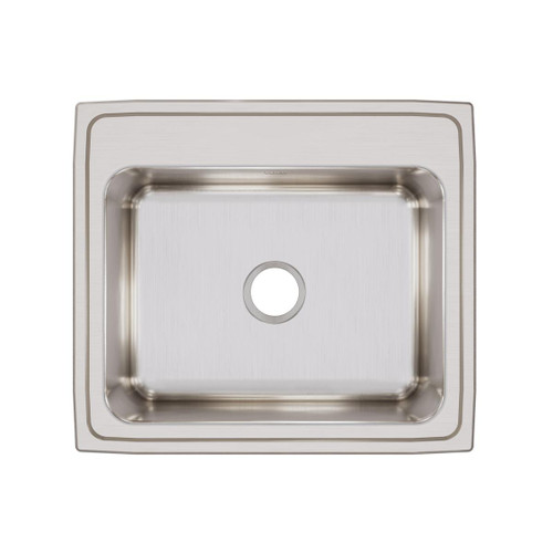 Elkay Lustertone Classic Stainless Steel 25" x 22" x 10-3/8", 0-Hole Single Bowl Drop-in Sink