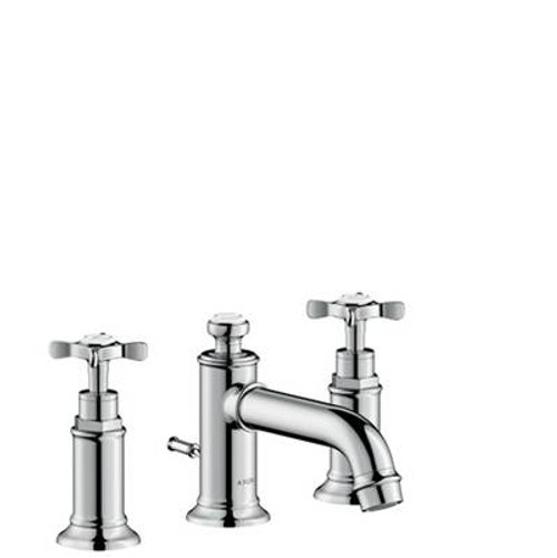 AXOR 16536821  Montreux Widespread Faucet with Cross Handles, Low Spout, 1.2 GPM Brushed Nickel