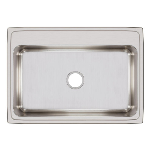 Elkay Lustertone Classic Stainless Steel 31" x 22" x 7-5/8", 0-Hole Single Bowl Drop-in Sink