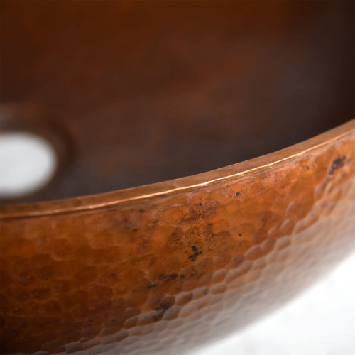 Native Trails CPS566 MAESTRO PETIT: Hammered Copper Vessel Sink Native Trails CPS566 MAESTRO PETIT: Hammered Copper Vessel Sink