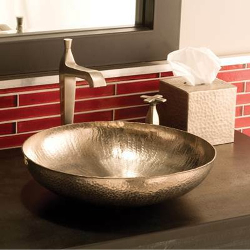 Native Trails CPS584 MAESTRO SONATA Hammered Copper Vessel Sink