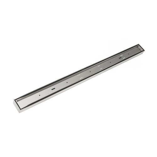 Infinity Drain 48" FXTIF 6548 SS Linear Drain Kit: Satin Stainless