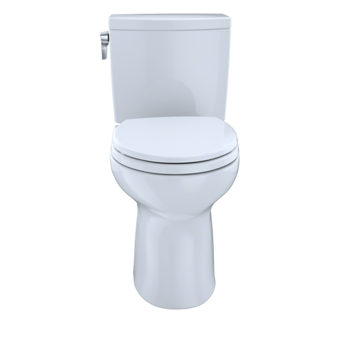 Toto Drake II Two Piece Round Universal Height Toilet with CEFIONTECT 1.0 GPF Less Seat in Bone