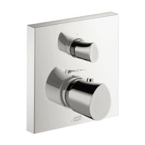 AXOR 12716001 Starck Organic Thermostatic w/Volume Control & Diverter Chrome