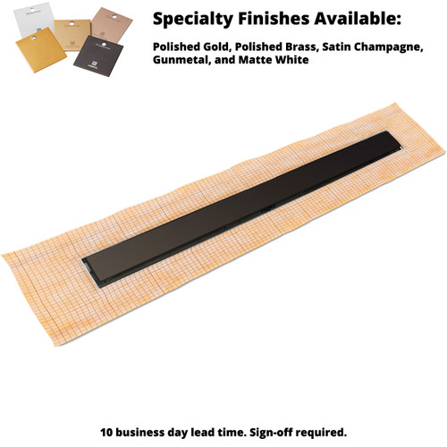 Infinity Drain 32" FCSSG 6532 ORB Linear Drain Kit: Oil Rubbed Bronze