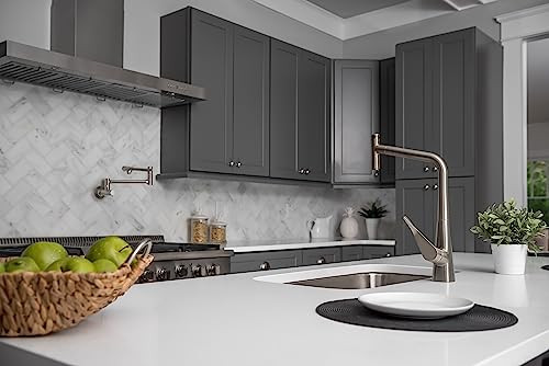 Hansgrohe 04057860 Talis S Pot Filler, Wall-Mounted in Steel Optic