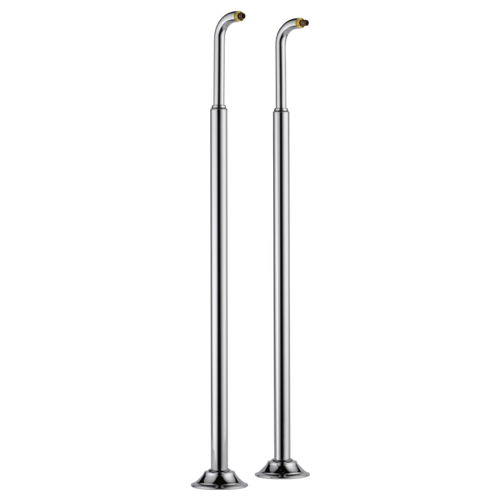 Brizo RP73766PC Traditional Floor Mount Tub Filler Risers: Chrome