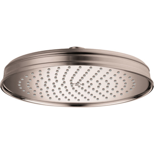 AXOR 28374821 Montreux Showerhead 240 1-Jet, 1.75 GPM in Brushed Nickel