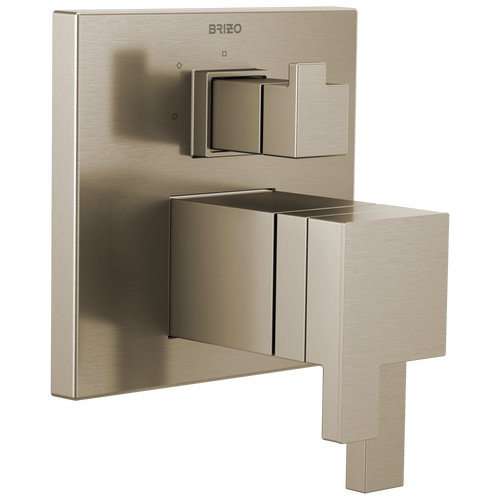 Brizo T75580-BN Siderna TempAssure Thermostatic Valve with Integrated 3-Function Diverter Trim: Brushed Nickel