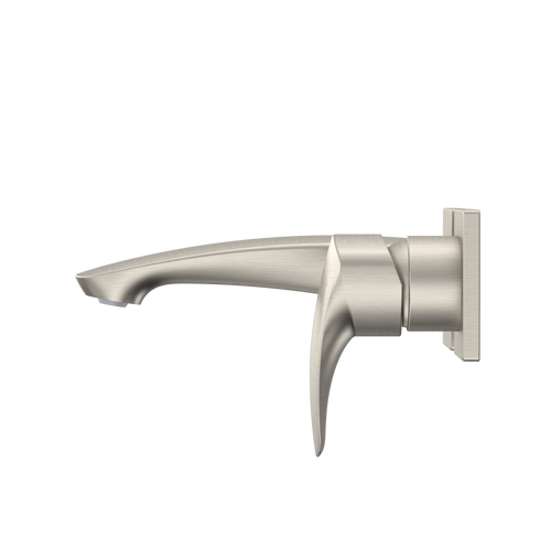 Toto GM 1.2 GPM Wall-Mount Single-Handle Bathroom Faucet with COMFORT GLIDE Technology, Brushed Nickel - TLG09307U#BN