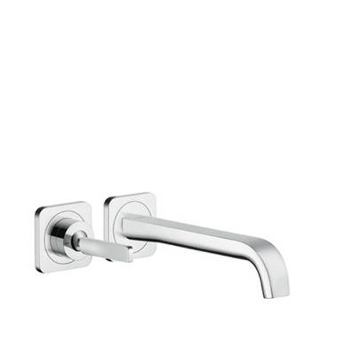AXOR 36107001 Citterio E Widespread Wallmounted Lavatory Faucet Chrome