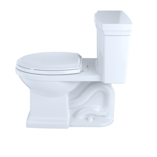 Toto Promenade II One Piece Elongated Universal Height Toilet with CEFIONTECT 1.28 GPF with SS224 SoftClose Seat in Cotton White