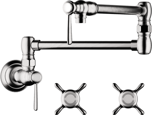 AXOR 16859831 Montreux Potfiller Wall Mounted Polished Nickel
