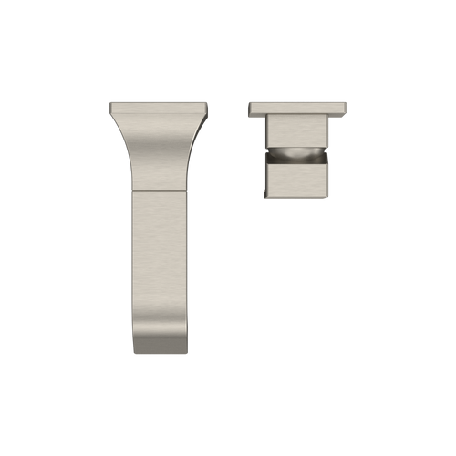 Toto GC 1.2 GPM Wall-Mount Single-Handle Bathroom Faucet with COMFORT GLIDE Technology, Brushed Nickel - TLG08307U#BN