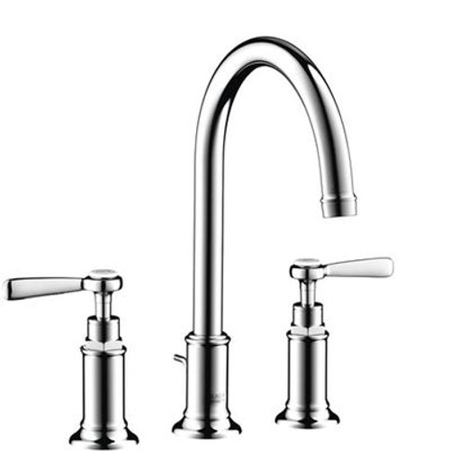 AXOR 16514821 Montreux Widespread Faucet, w/Lever Handle Brushed Nickel