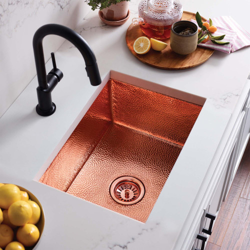 Native Trails CPK278 Cocina 21" Copper Kitchen Sink: Antique Copper Native Trails CPK278 Cocina 21" Copper Kitchen Sink: Antique Copper