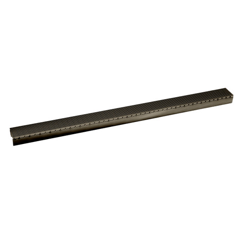 Infinity Drain 60" A 6560 ORB Linear Drain Grate: Oil Rubbed Bronze