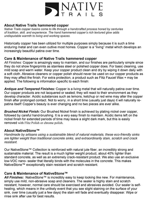 Native Trails CPS232 Manhattan Bar/Prep Sink: Antique Native Trails CPS232 Manhattan Bar/Prep Sink: Antique