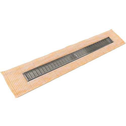 Infinity Drain 42" FCSAS 6542 SS Linear Drain Kit: Satin Stainless