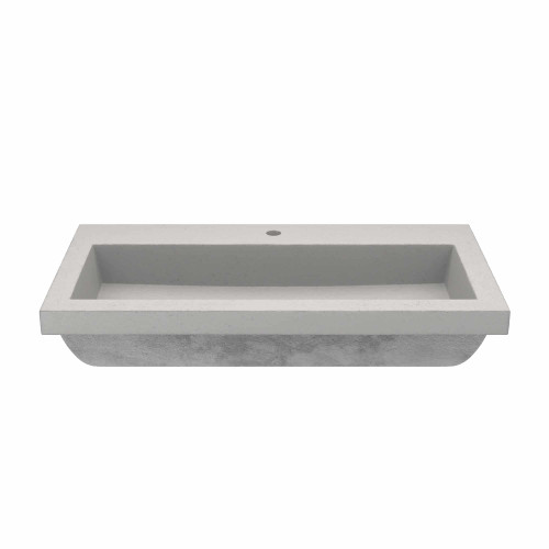 Native Trails NSL3619-A Trough 3619 Bathroom Sink: Ash Native Trails NSL3619-A Trough 3619 Bathroom Sink: Ash