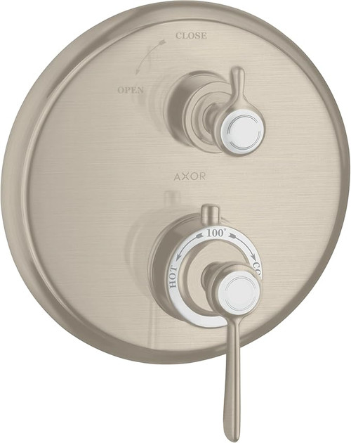 AXOR 16801831 Montreux Trim Lever Thermostatic w/Volume Control Polished Nickel
