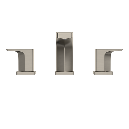 Toto GE Two-Handle Deck-Mount Roman Tub Filler Trim, Brushed Nickel - TBG07201U#BN