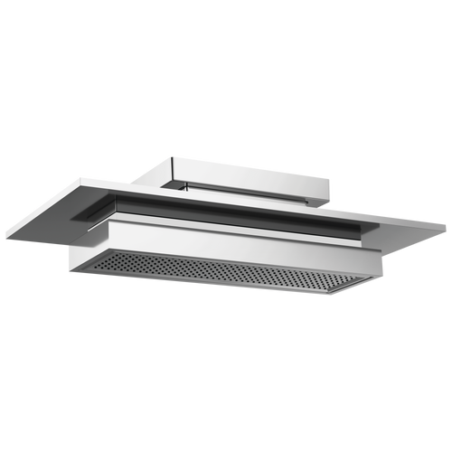 Brizo 81422-PC Frank Lloyd Wright 21" Single-Function Raincan Shower Head with Integrated Lighting - 1.75 GPM: Chrome