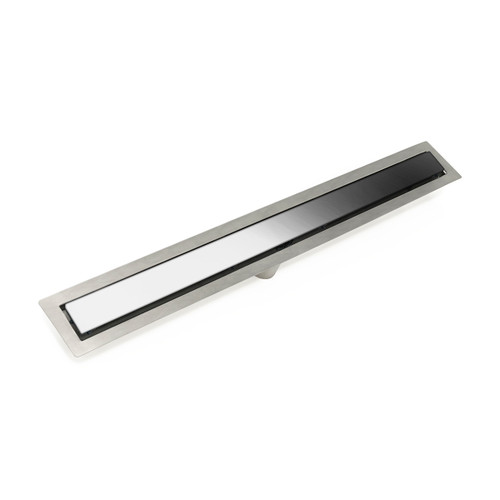 Infinity Drain 60" FFSG 6560 PS Linear Drain Kit: Polished Stainless
