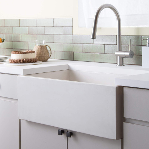 Native Trails NSK3018-P Farmhouse 3018 Kitchen Sink: Pearl Native Trails NSK3018-P Farmhouse 3018 Kitchen Sink: Pearl