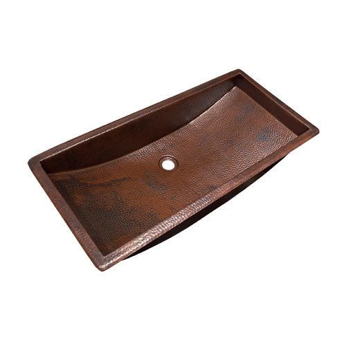 Native Trails CPS206 Trough 36 Bathroom Sink in Antique Copper Native Trails CPS206 Trough 36 Bathroom Sink in Antique Copper