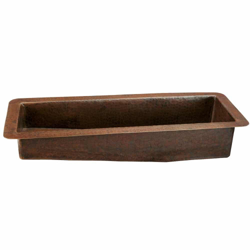 Native Trails CPS210 RIO CHICO: Hammered Copper Bar/Prep Sink: Antique Native Trails CPS210 RIO CHICO: Hammered Copper Bar/Prep Sink: Antique