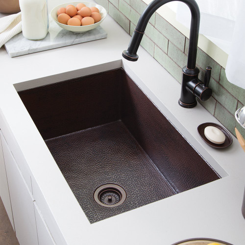 Native Trails CPK293 Cocina 30" Kitchen Sink: Antique Copper Native Trails CPK293 Cocina 30" Kitchen Sink: Antique Copper