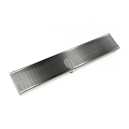 Infinity Drain 42" FXAS 12542-P PS Linear Drain Kit: Polished Stainless