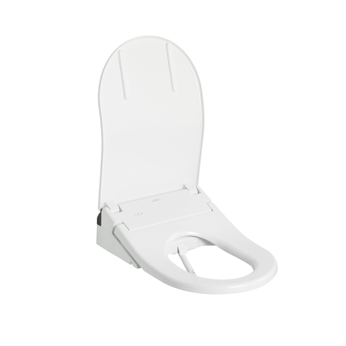 Toto RX D Shape Auto Flush Washlet+ Electronic Bidet Toilet Seat in Cotton White Toto RX D Shape Auto Flush Washlet+ Electronic Bidet Toilet Seat in Cotton White