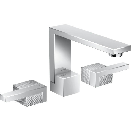 AXOR 46051001 Edge Widespread Faucet 130 - Diamond Cut, 1.2 GPM in Chrome