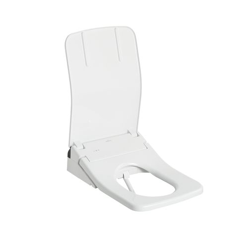 Toto SX Square Auto Flush Washlet+ Electronic Bidet Toilet Seat in Cotton White Toto SX Square Auto Flush Washlet+ Electronic Bidet Toilet Seat in Cotton White