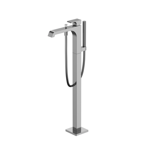 Toto GC Single-Handle Free Standing Tub Filler with Handshower, Polished Chrome - TBG08306U#CP