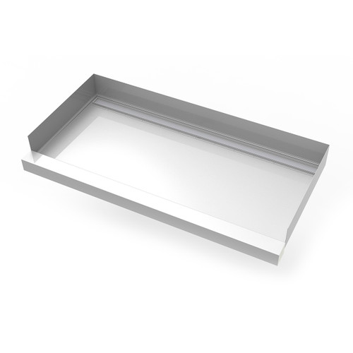 Infinity Drain 30"x 60" BLC-3060TI-PS Shower Base Kit: Polished Stainless