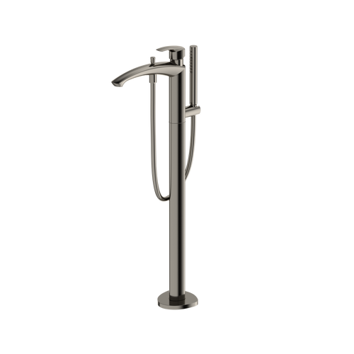 Toto GM Single-Handle Free Standing Tub Filler with Handshower, Polished Nickel - TBG09306U#PN