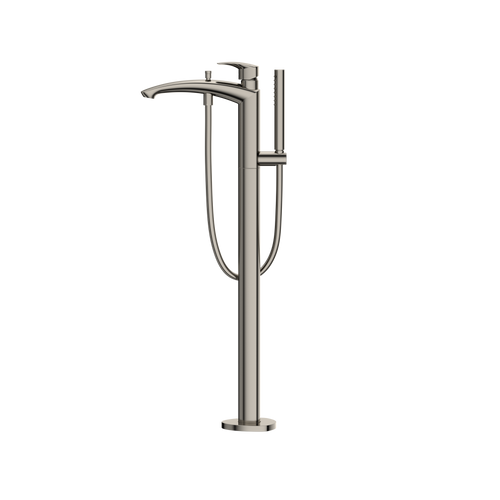 Toto GM Single-Handle Free Standing Tub Filler with Handshower, Polished Nickel - TBG09306U#PN