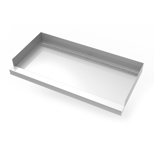 Infinity Drain 30"x 60" BLC-3060AS-PS Shower Base Kit: Polished Stainless
