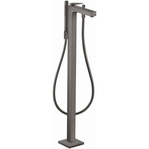 AXOR 39440341 Citterio Freestanding Tub Filler Trim with 1.75 GPM Handshower in Brushed Black Chrome