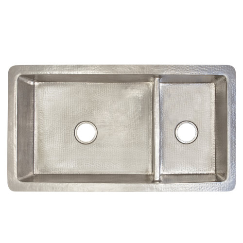 Native Trails CPK578 Cocina 21 Copper Kitchen Sink Kitchen Sink in Brushed Nickel Native Trails CPK578 Cocina 21 Copper Kitchen Sink Kitchen Sink in Brushed Nickel
